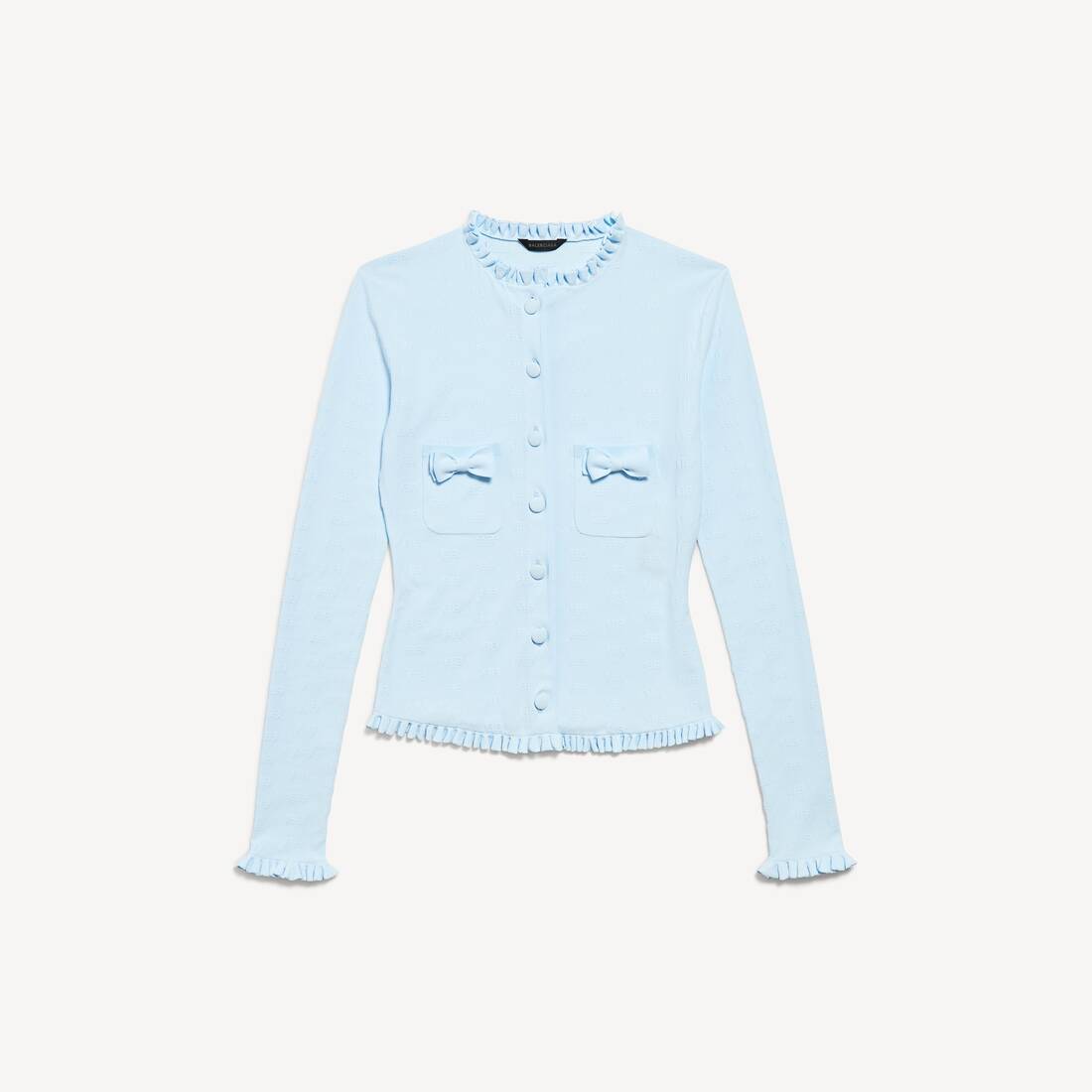 Chaleco ajustado para mujer en azul claro