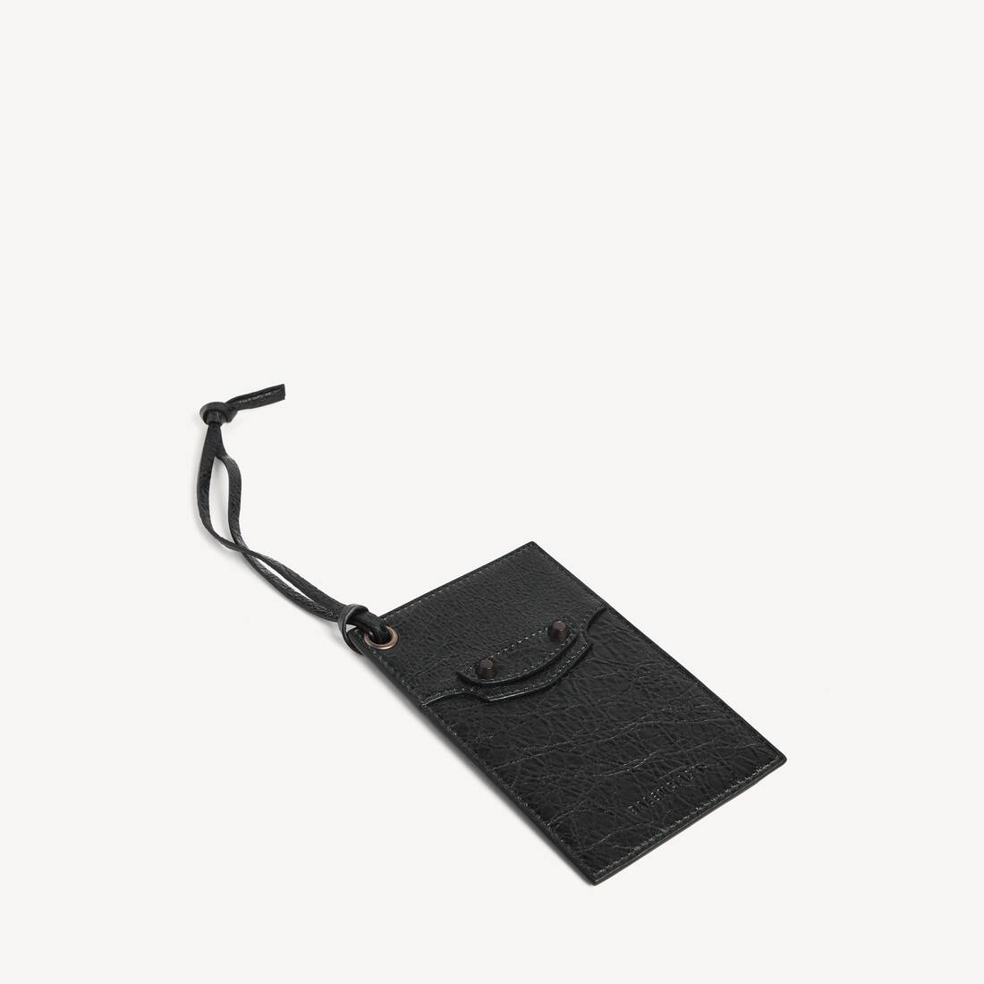 Porta tarjetas y llavero Le City Charm para hombre en negro
