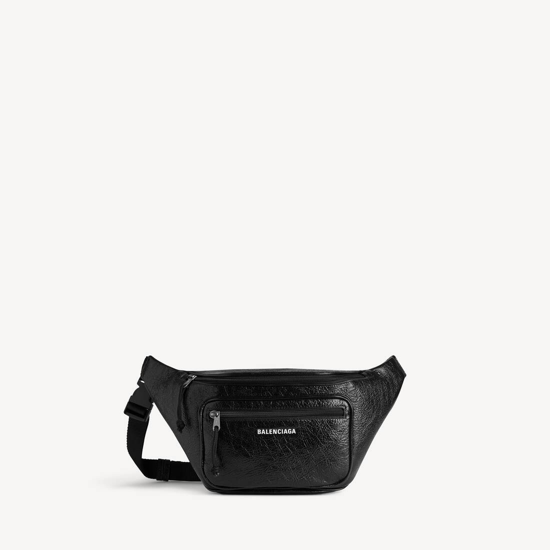 Cinturón portátil para hombre en negro