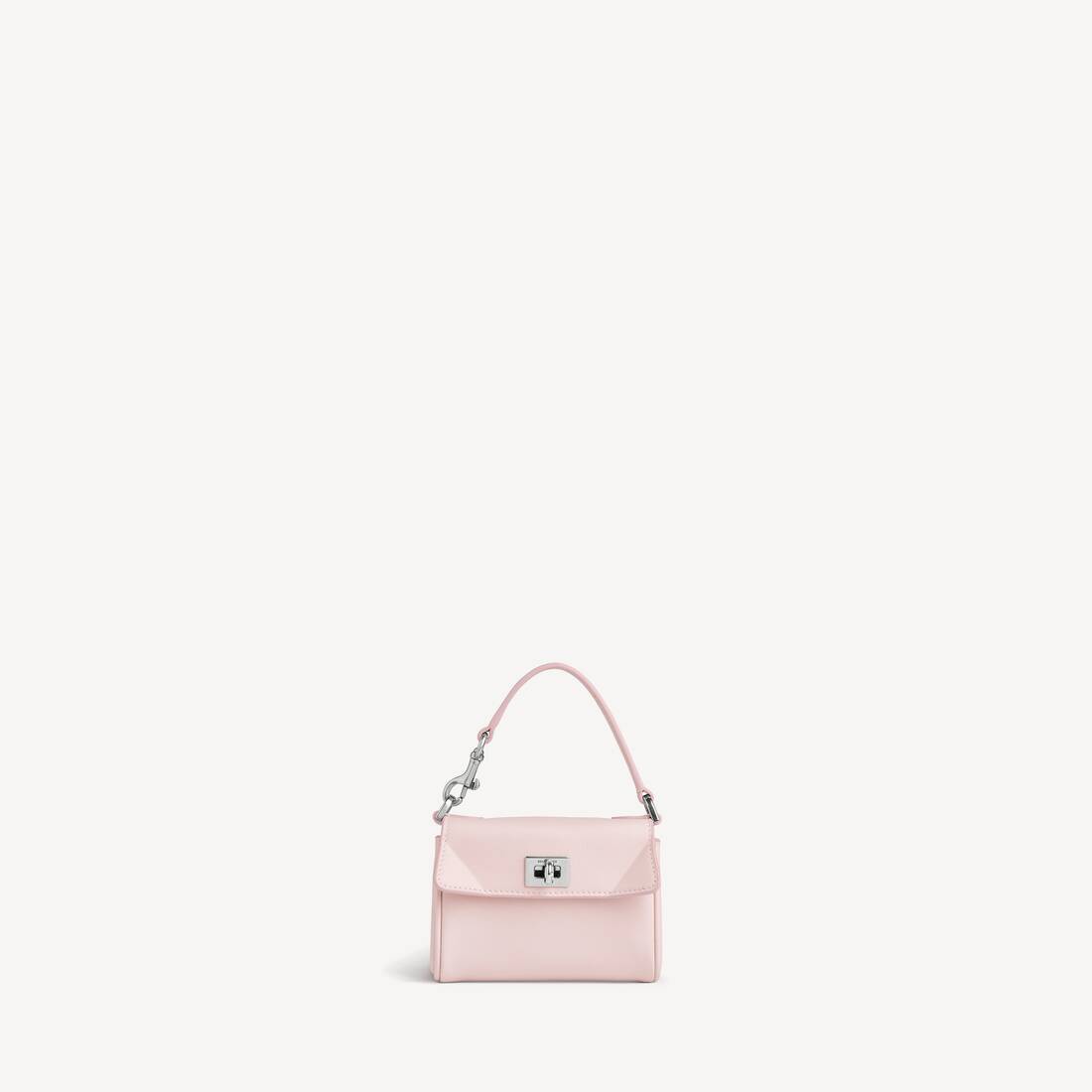 Colgante de Bolso Micro Rodeo para Mujer en Seda Rosa