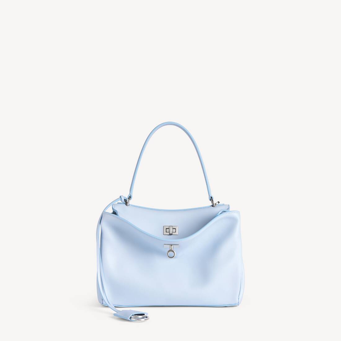 Bolso de Rodeo para Mujer Pequeño en Azul Nublado