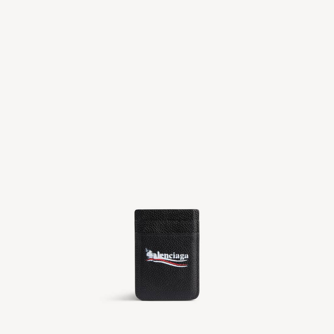 Porta tarjetas magnético para hombre en negro