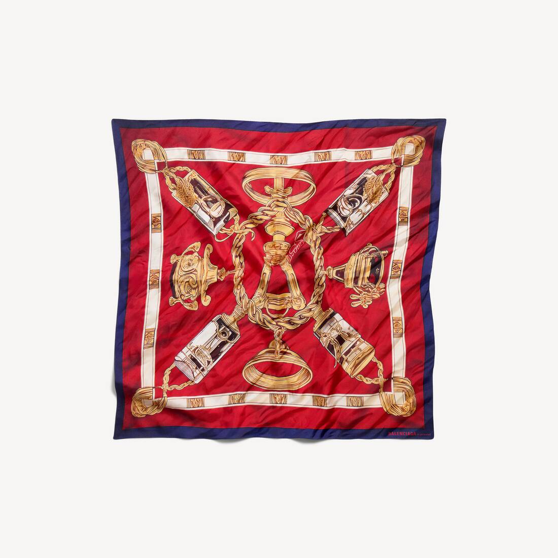 Pashmina para mujer en burdeos/plateado
