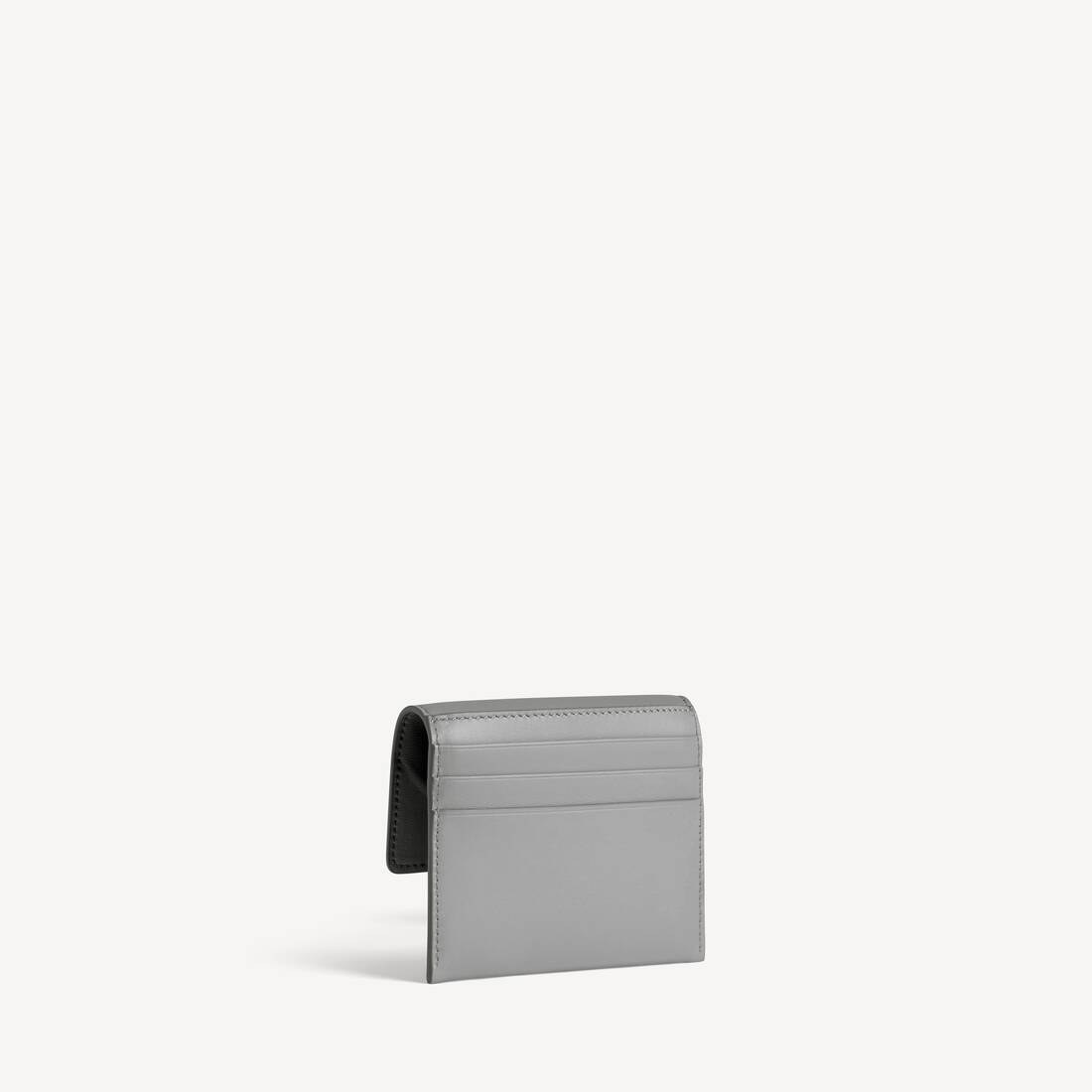 Porta Tarjetas de Mujer con Tapa en Gris Nube