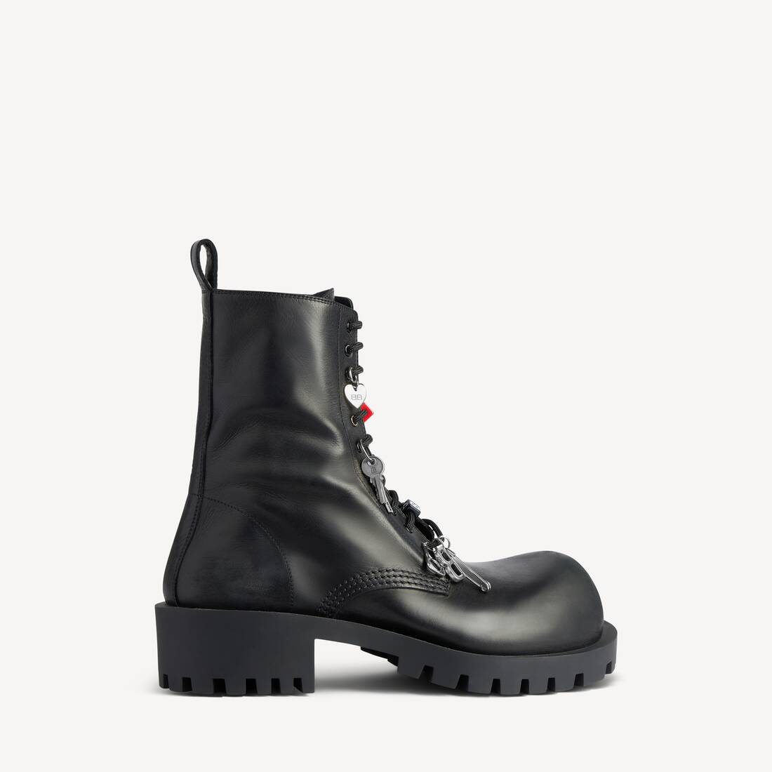 Bota de cordones Hummer para hombre en negro