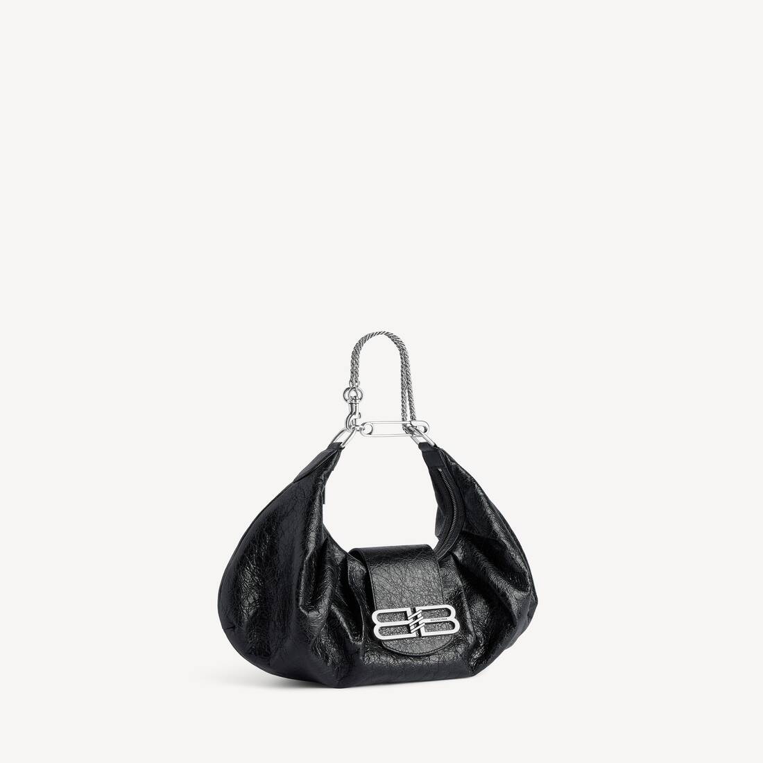 Bolso de hombro Pamela para mujer mediano en negro