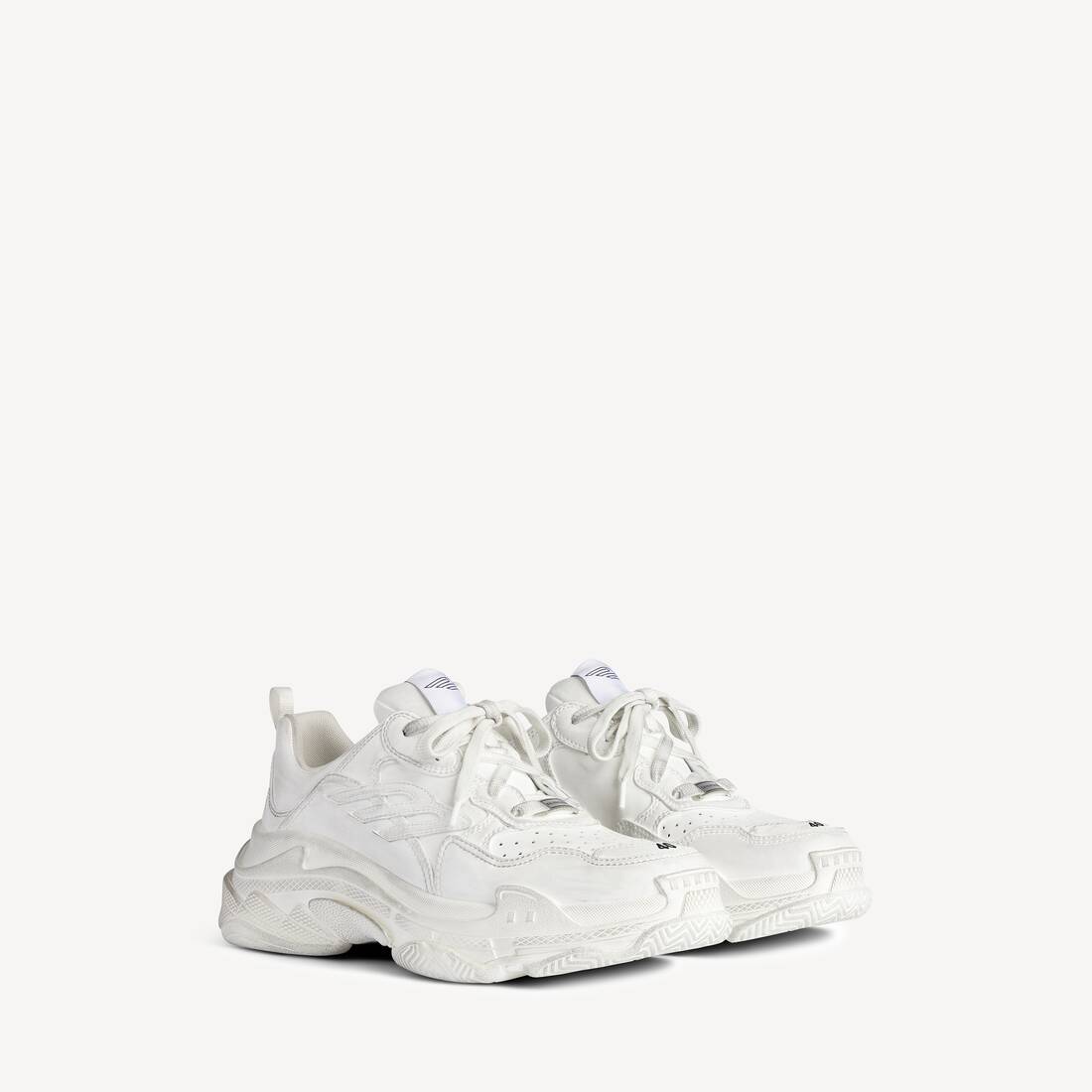 Zapatilla deportiva Triple S para mujer en blanco