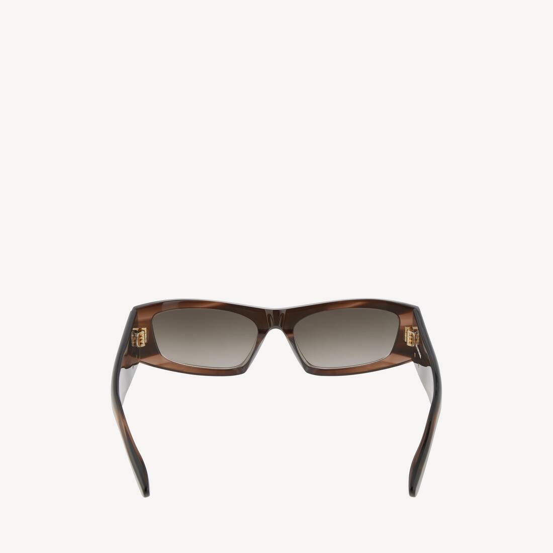 Gafas de sol Nano Rectangle Af para mujer en color marrón metálico Havana