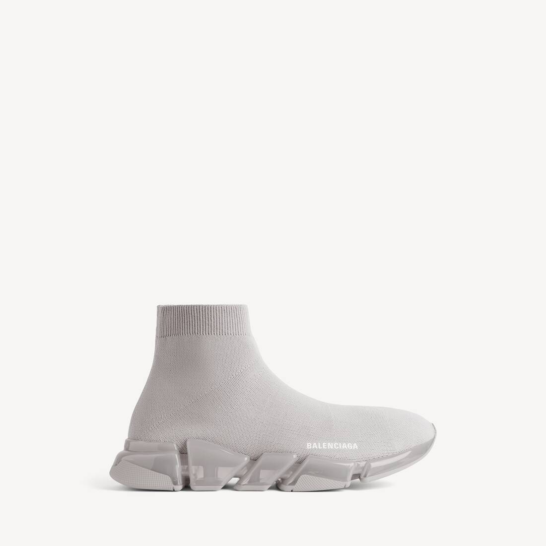 Zapatilla de lona reciclada con suela completa transparente Speed 2.0 para hombre en gris