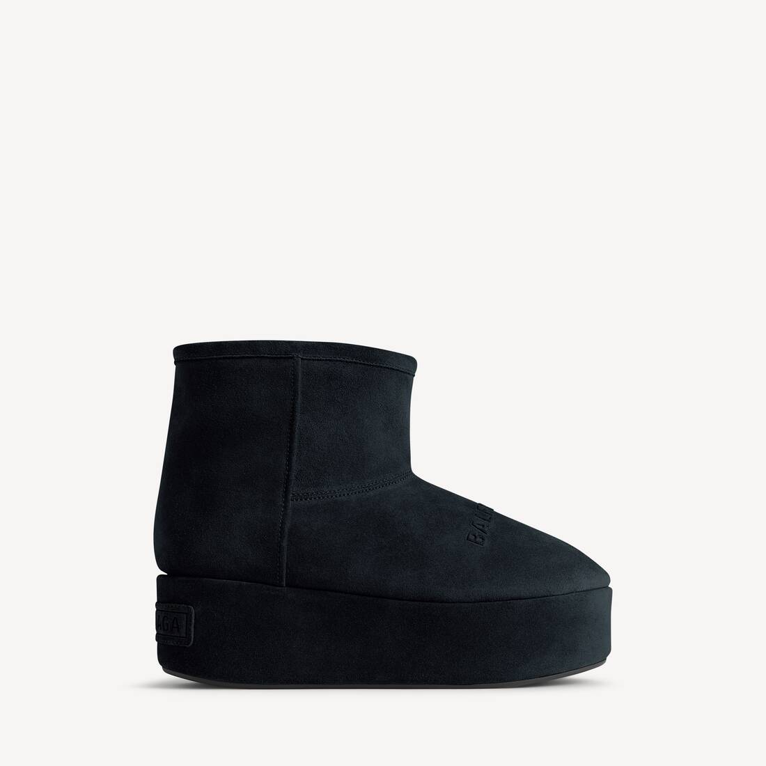 Botín plataforma Alaska para mujer en negro