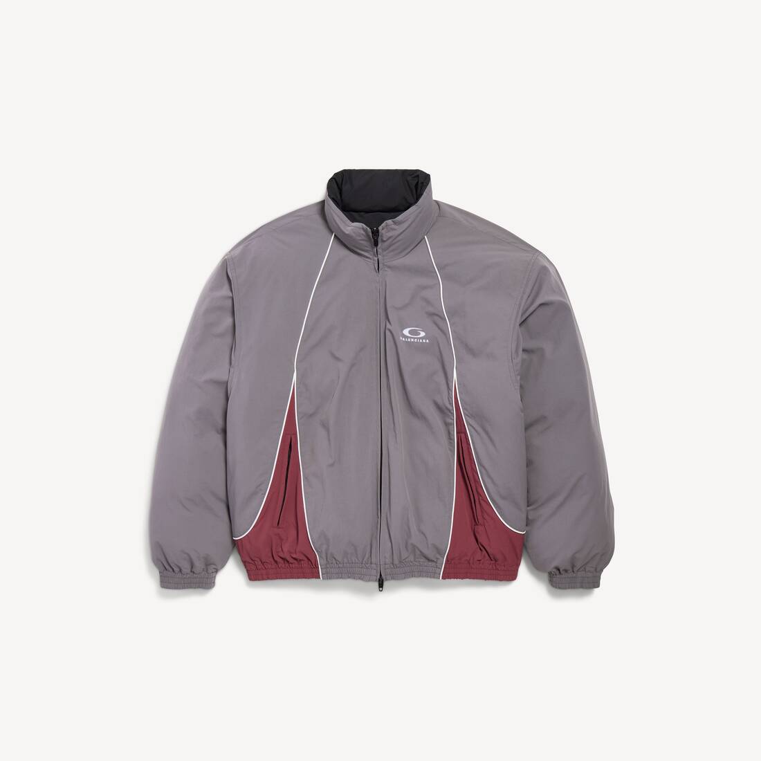 Chaqueta de chándal reversible para hombre en púrpura humo