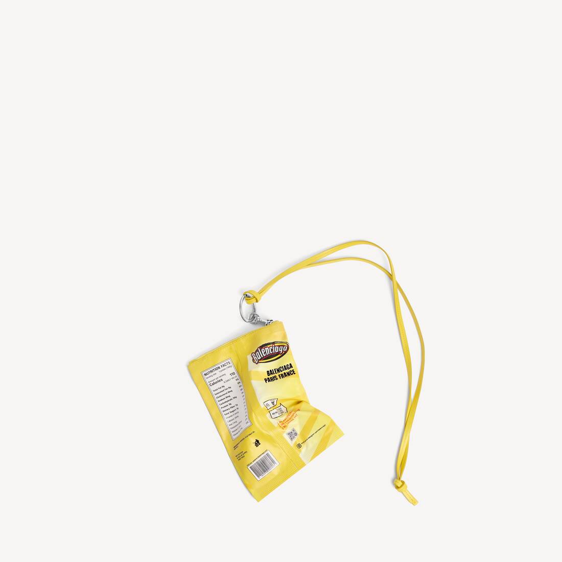 Bolsa para sostén de teléfono Chips en amarillo
