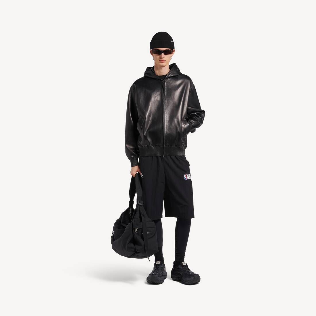 Pantalones cortos de chándal de hombre | Colaboración con la NBA en nuevo negro