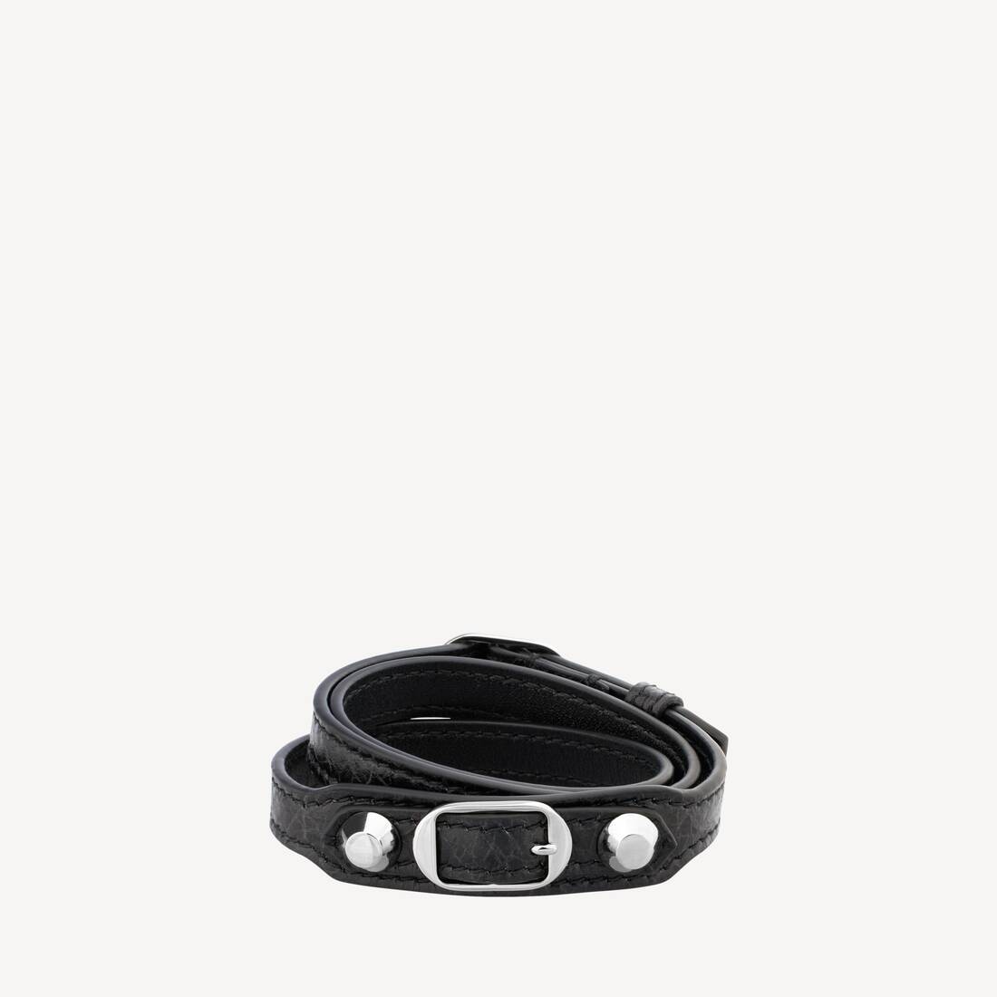 Pulsera Triple Ciudad para Mujer en Negro