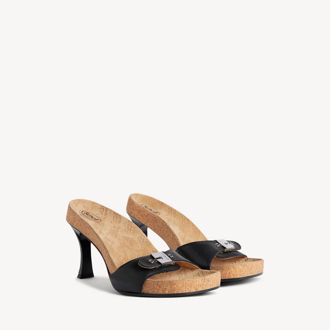 Sandal de mujer Balenciaga I Scholl en negro