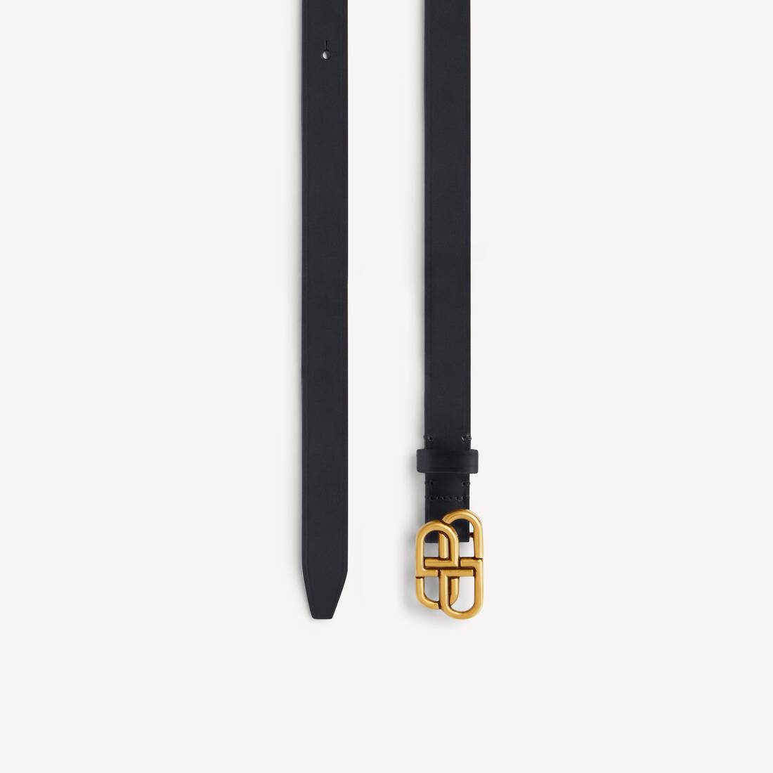 Cinturón Bb Super Delgado para Mujer en Negro