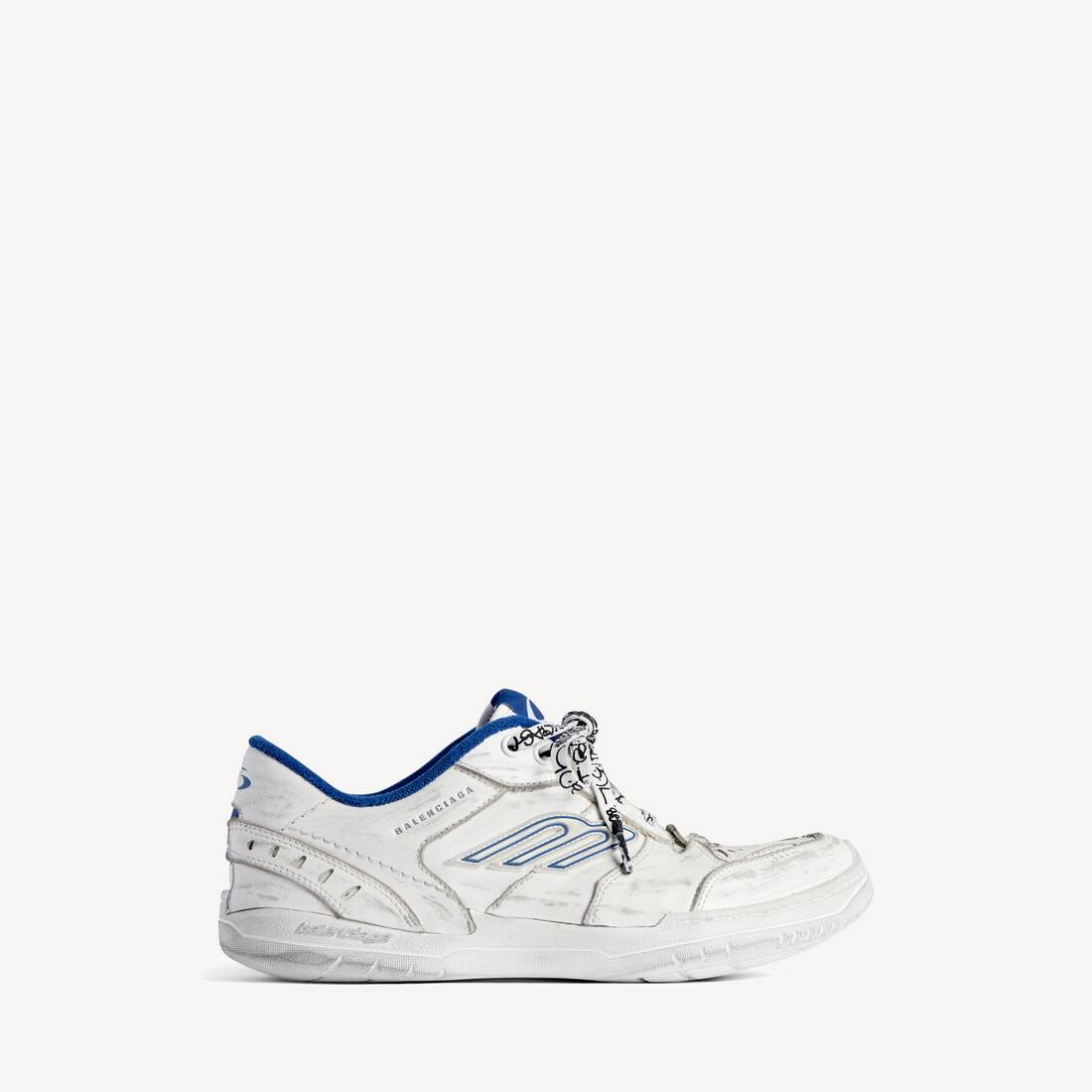 Zapatilla para Hombre Hamptons Usada en Blanco/Azul Oscuro/Gris