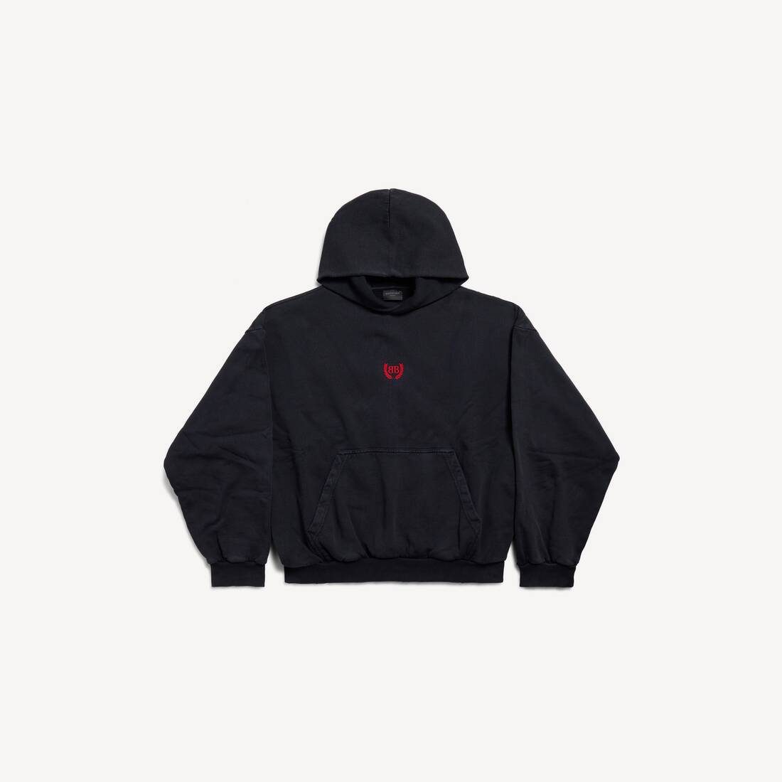 Laurel Classic Hoodie Medium Fit en negro desgastado