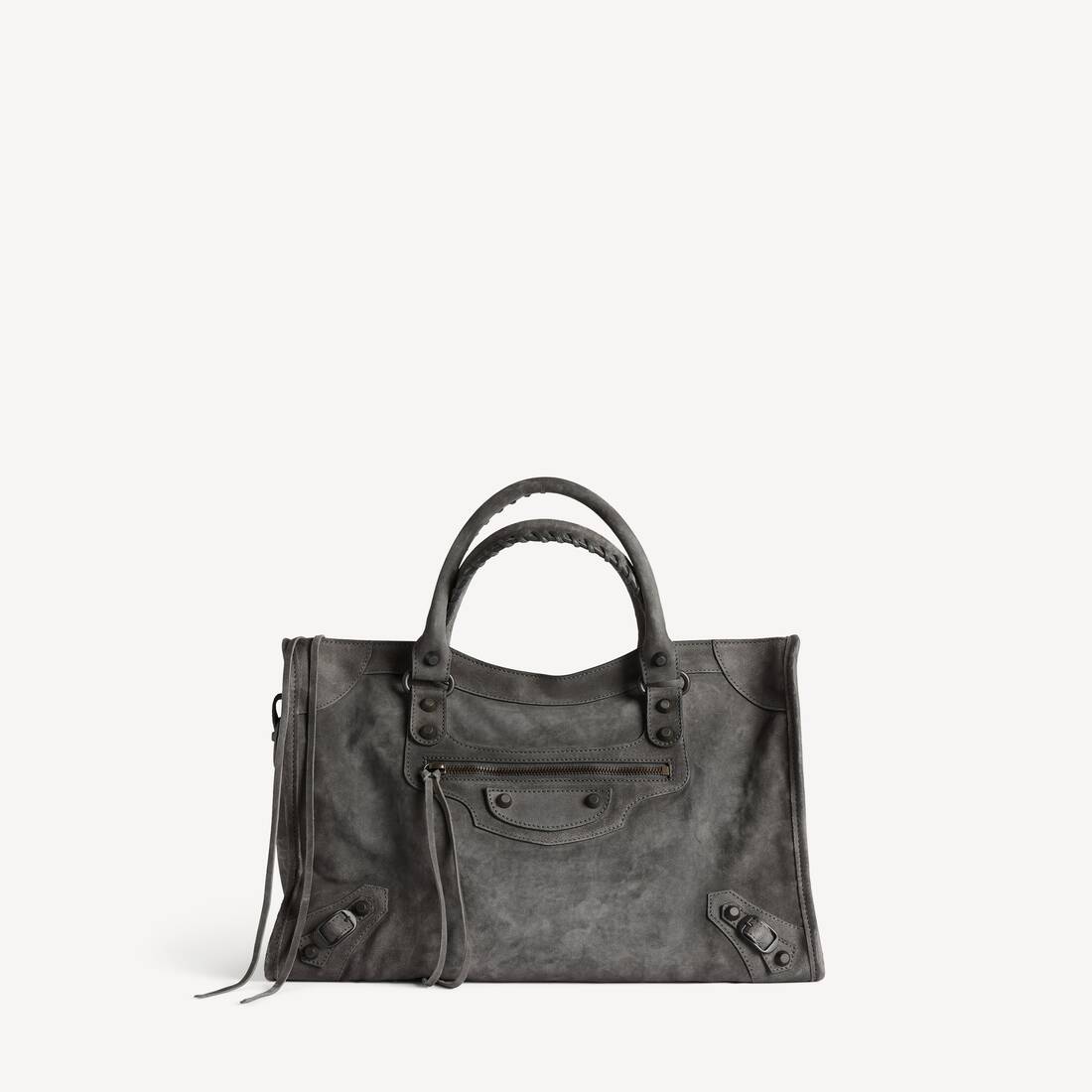 Bolso Le City Mediano para Mujer en Gris Tormenta