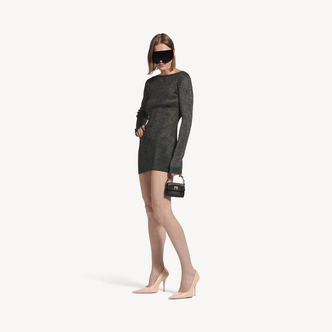 Vestido mini para mujer en negro