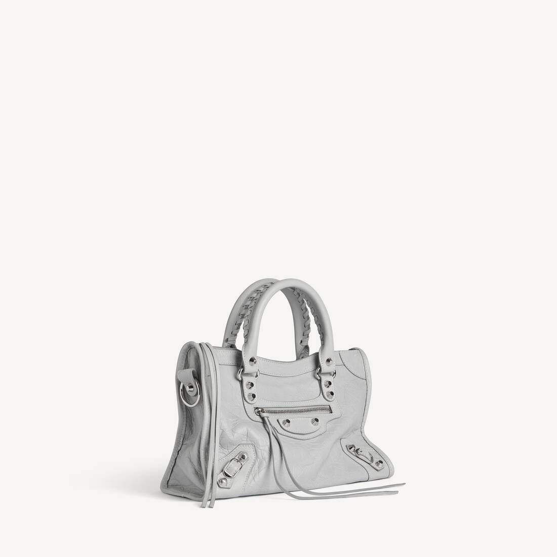 Bolso Le City Pequeño para Mujer en Gris Claro
