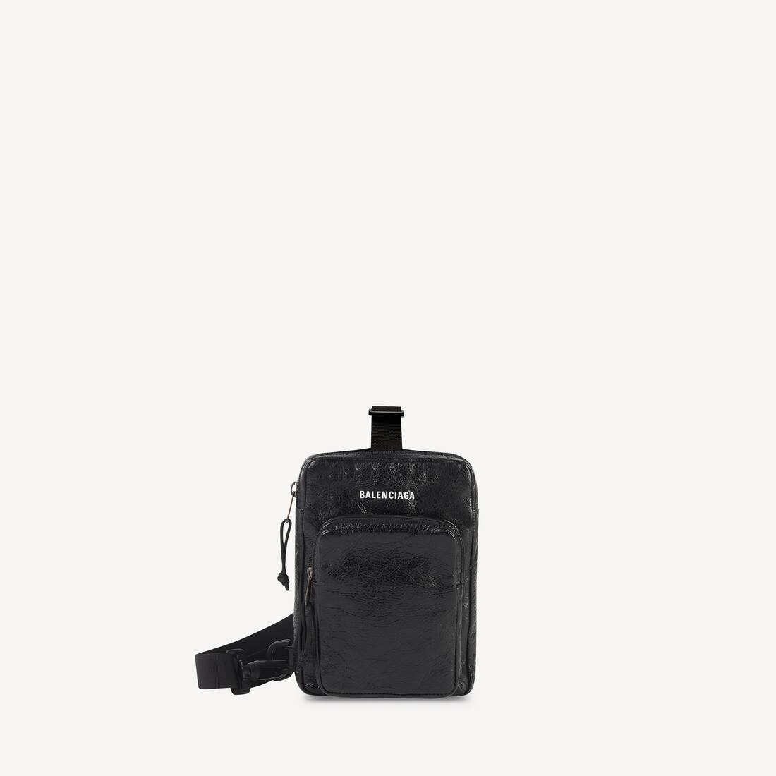 Bolso bandolera de hombre Explorer en negro
