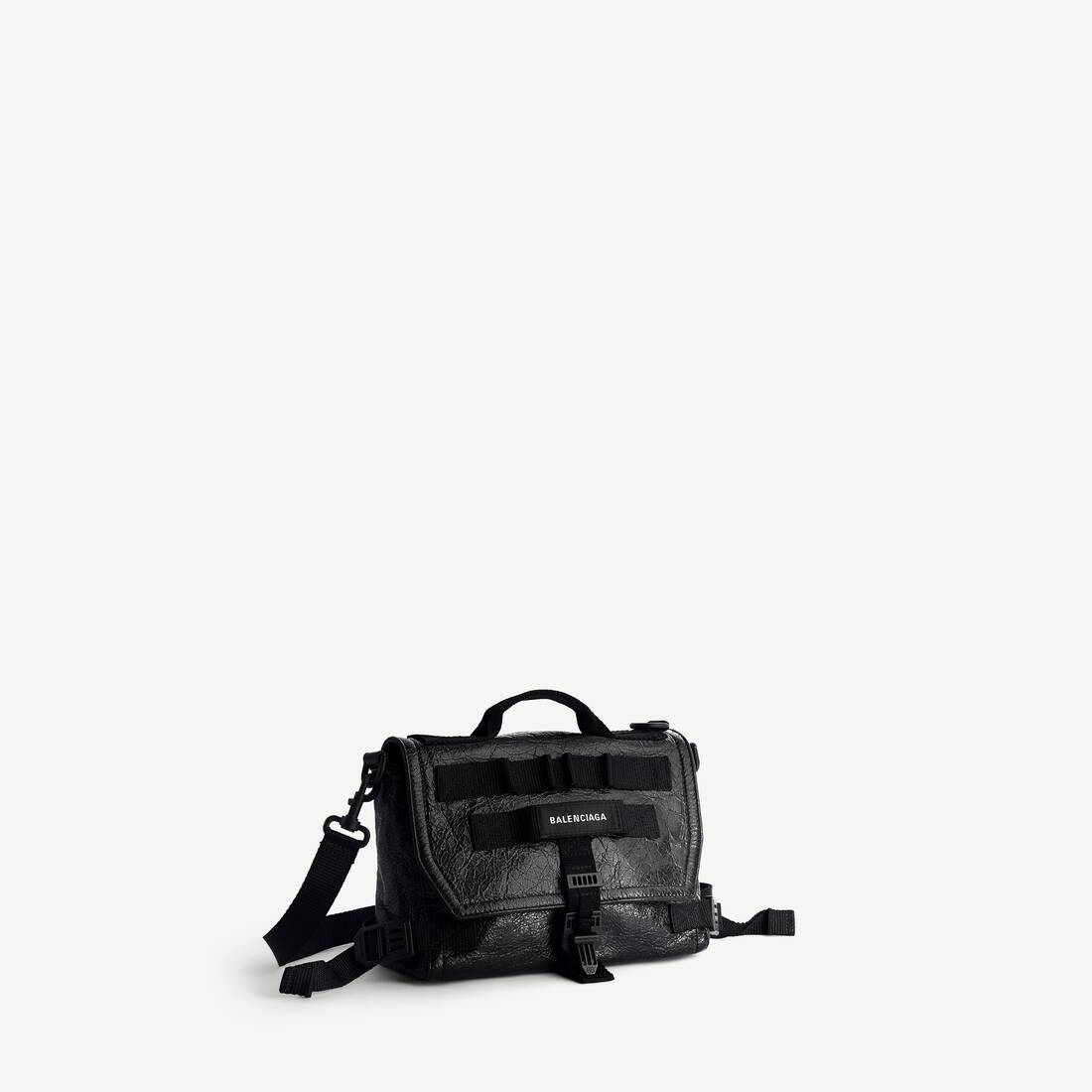 Bolso bandolera pequeño para hombre en negro