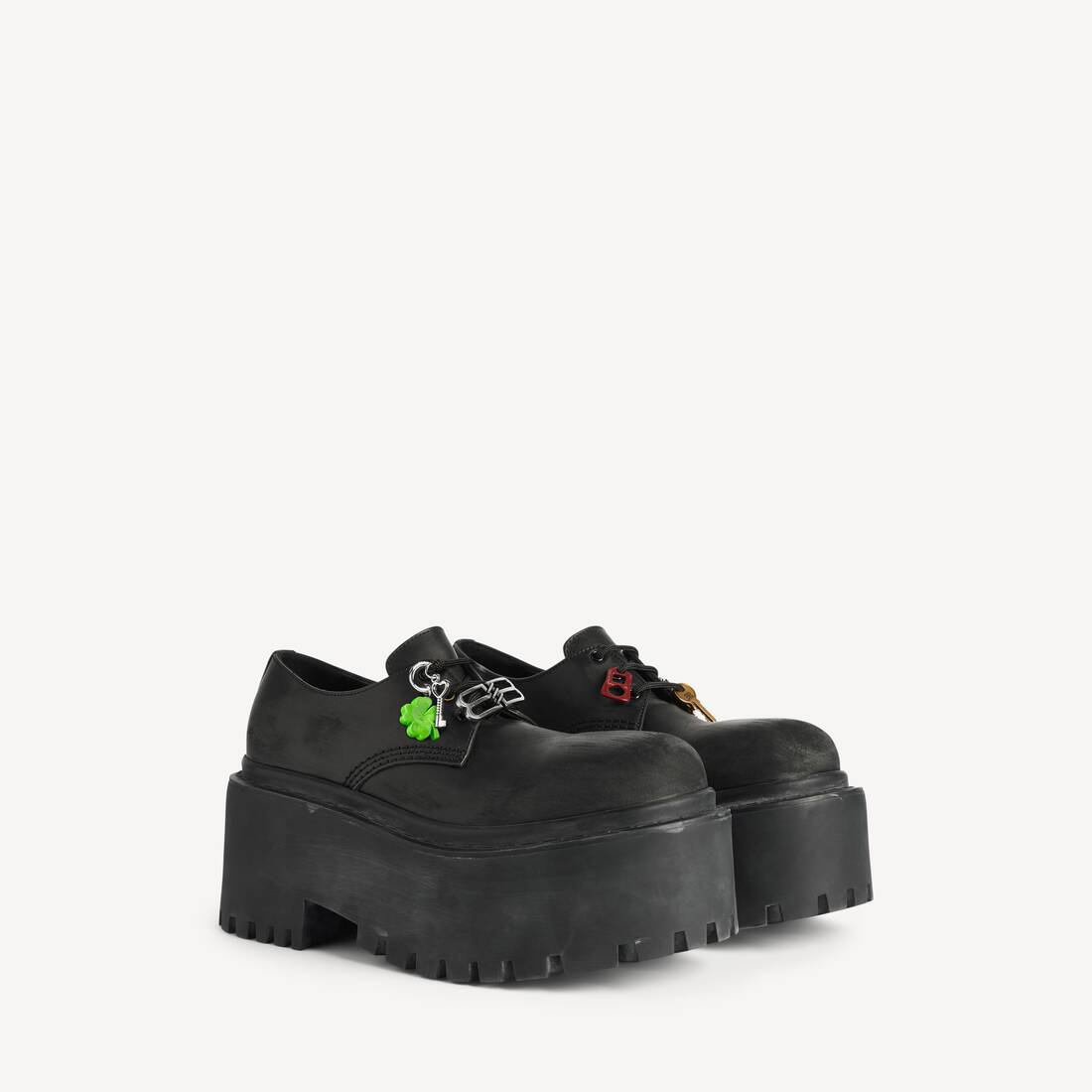 Zapatillas de plataforma para mujer con detalles en negro/multicolor
