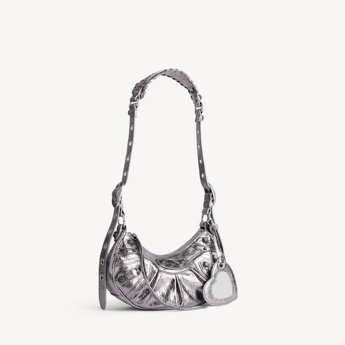 Bolso de Hombro Le Cagole para Mujer Xs en Plata