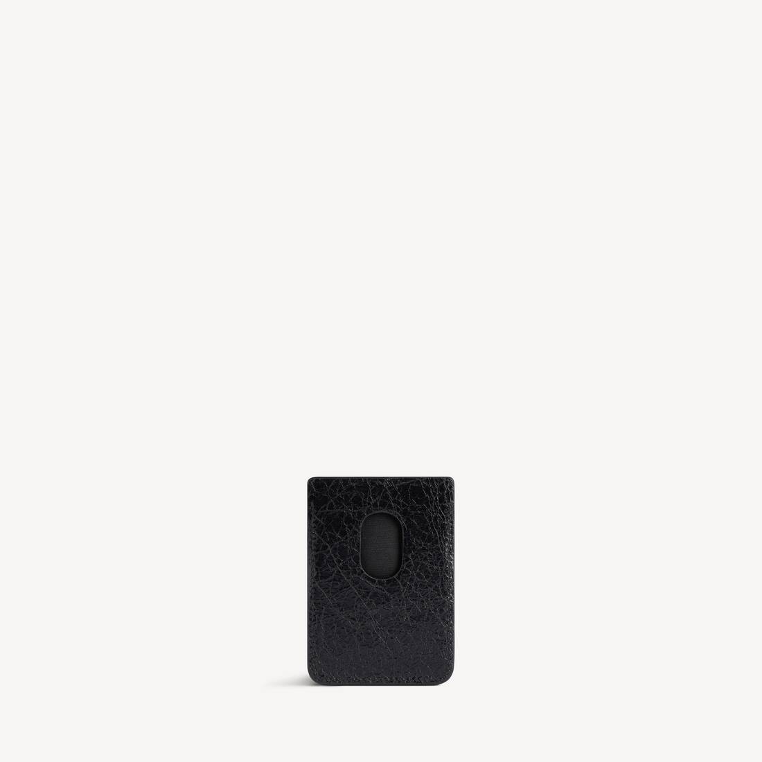 Porta tarjetas magnético de hombre Monaco en negro