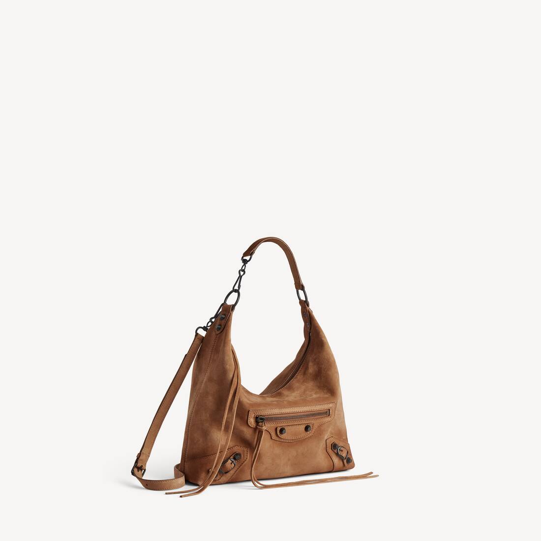Bolso Hobo Pequeño Le City para Mujer en Camel