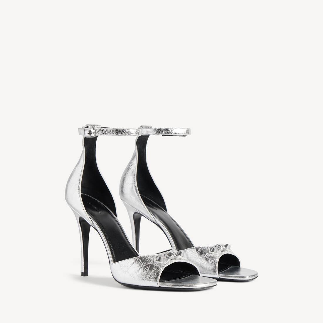 Sandal de ciudad para mujer en plata