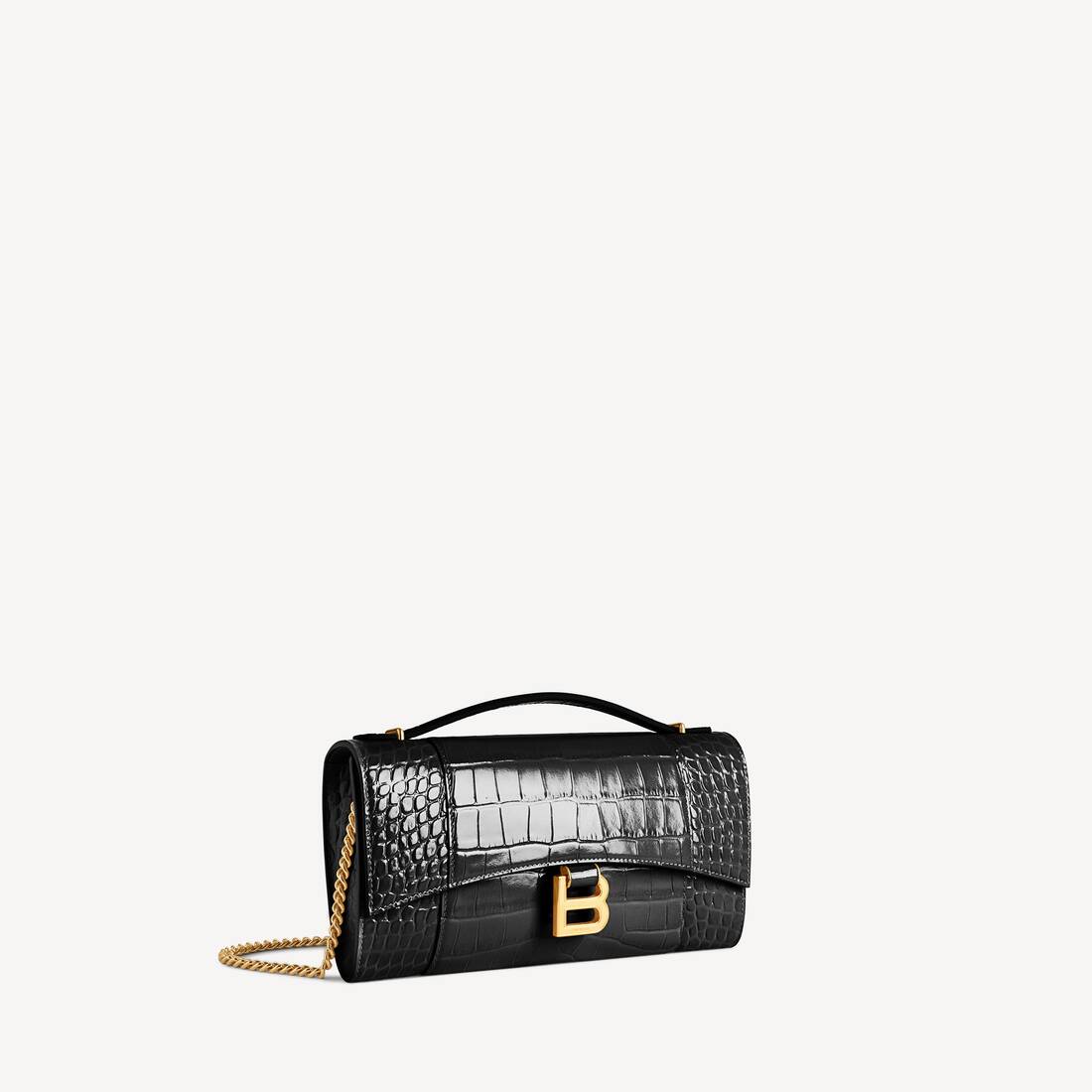 Pochette de Hombro para Mujer con Cadena en Negro