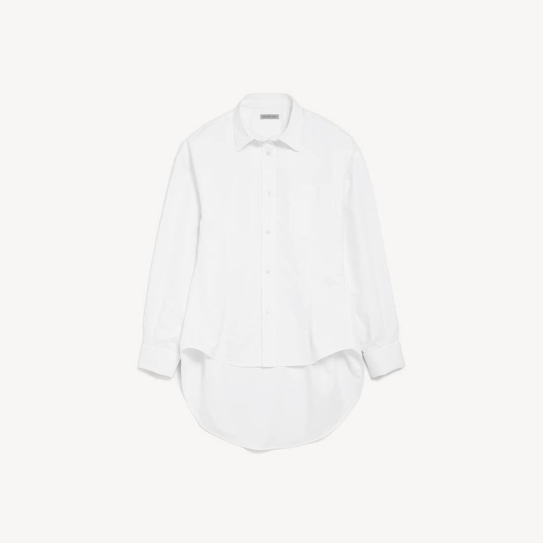 Camisa clásica para mujer en blanco