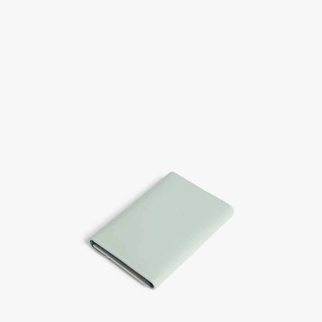 Cartera de llaves tipo sobre para mujer con anillo divisor en verde mineral