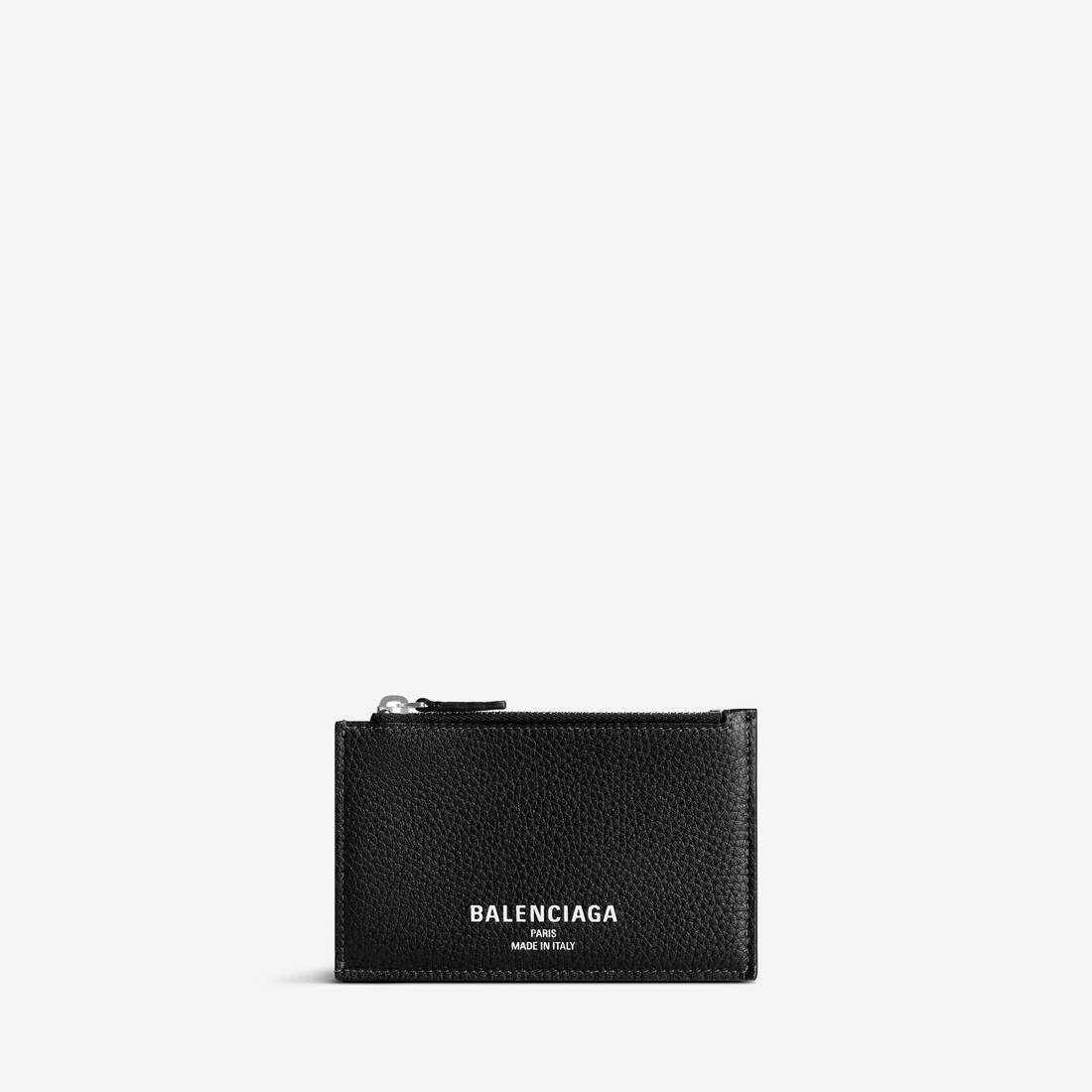 Porta tarjetas y monedas para hombre en negro