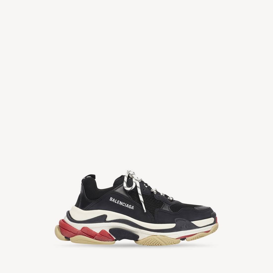 Zapatilla Triple S para hombre en negro