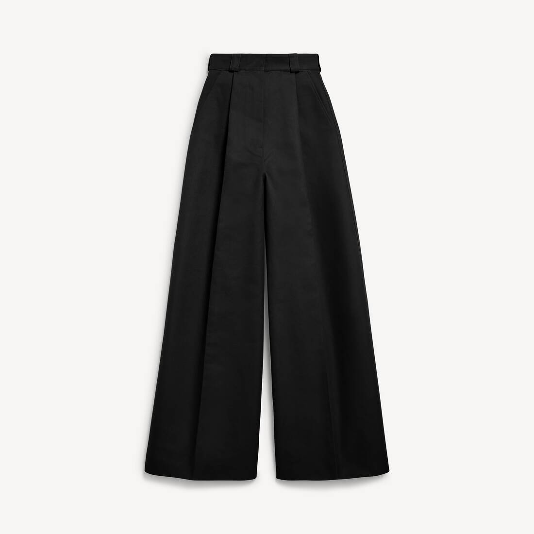 Pantalones de mujer con cintura alta en negro