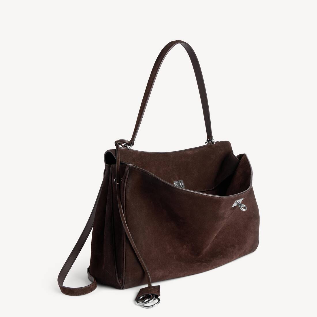 Bolso Rodeo Grande en Liso Caramelo