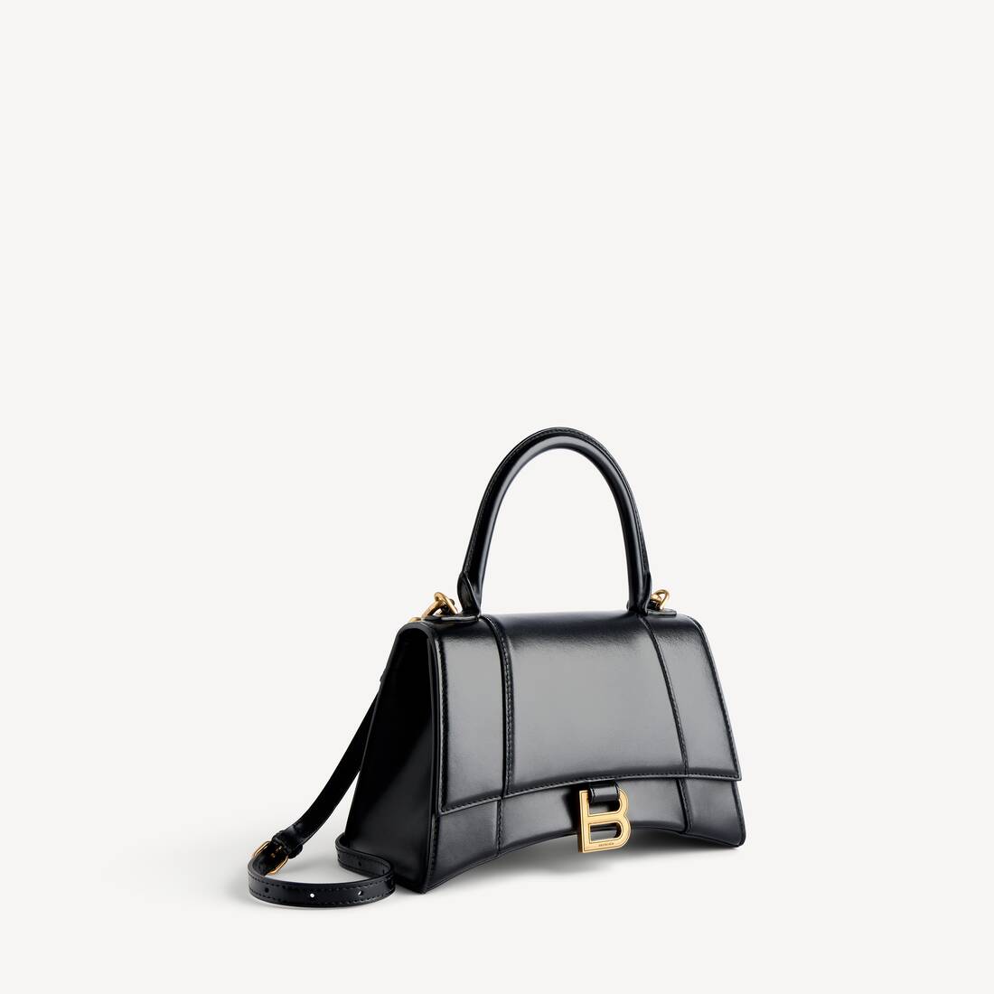 Bolso de Mujer Tipo Hora de Arena Pequeño en Negro