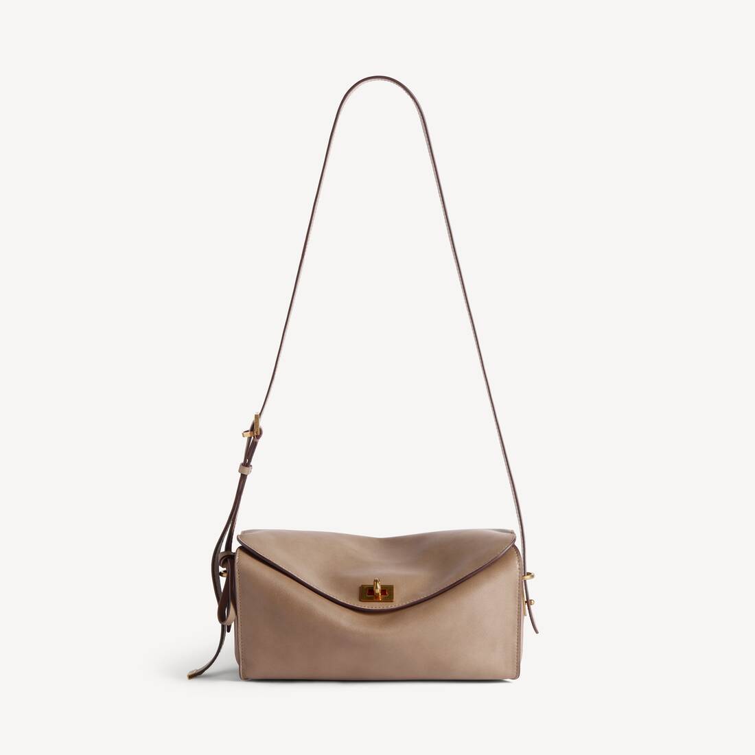 Bolso de Hombro Le 7 para Mujer Mediano en Biscuit