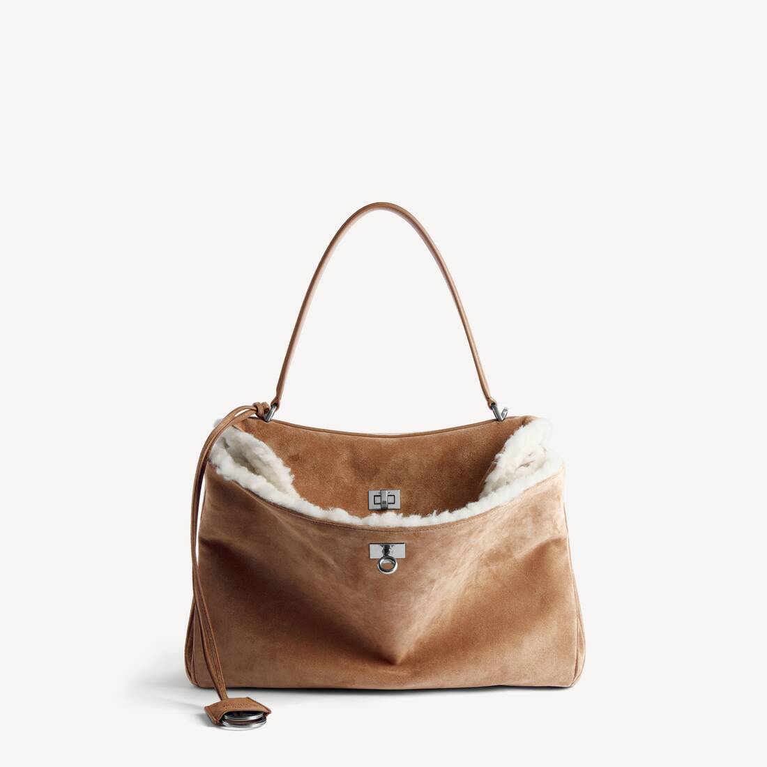 Bolso de mujer Rodeo mediano en noce/blanco