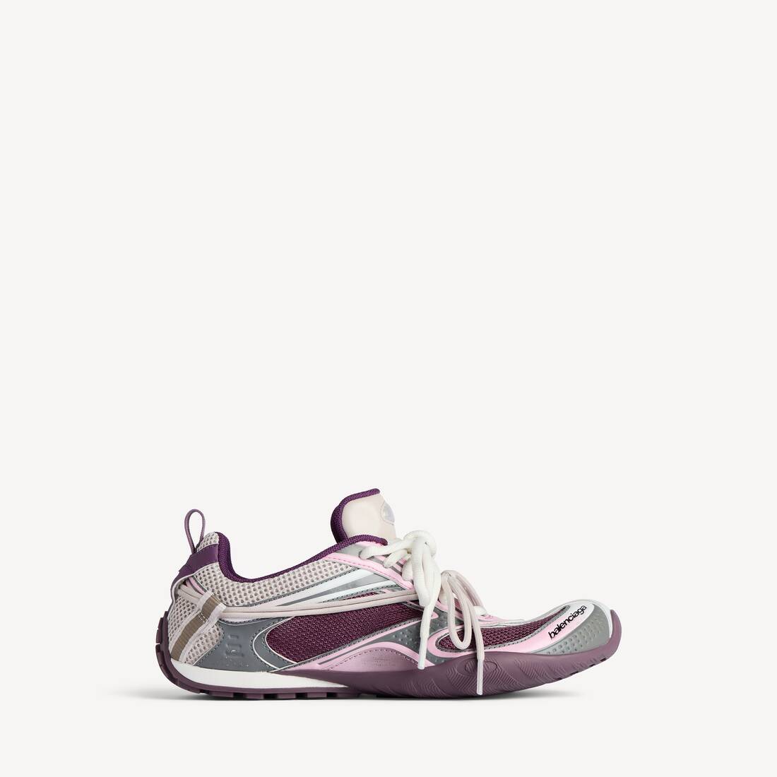 Zapatilla de Líneas Graduadas Radar para Mujer en Púrpura/gris/rosa/blanco