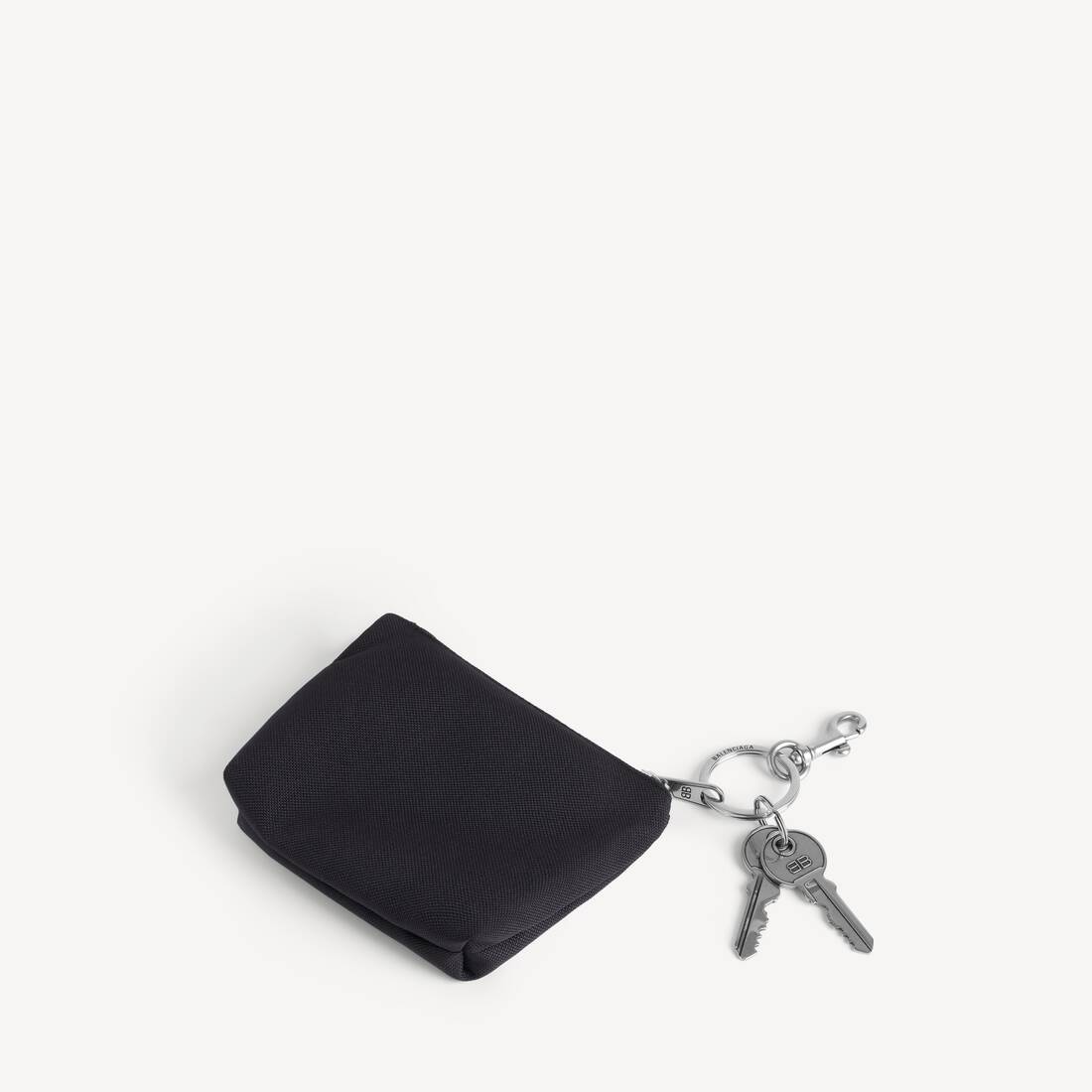 Bolsa con cremallera de hombre en negro