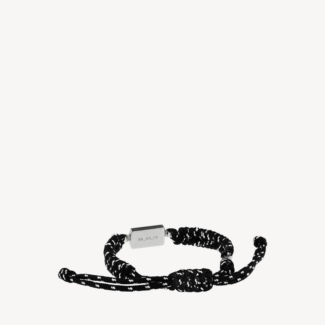 Pulsera de encaje Saint-Germain en negro/blanco/plateado brillante