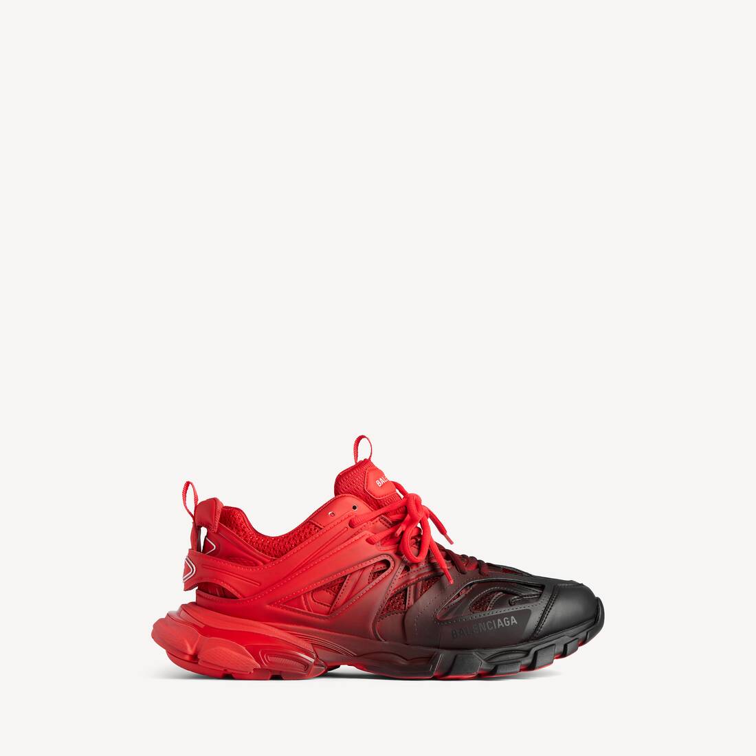 Zapatilla de pista para hombre en rojo/negro