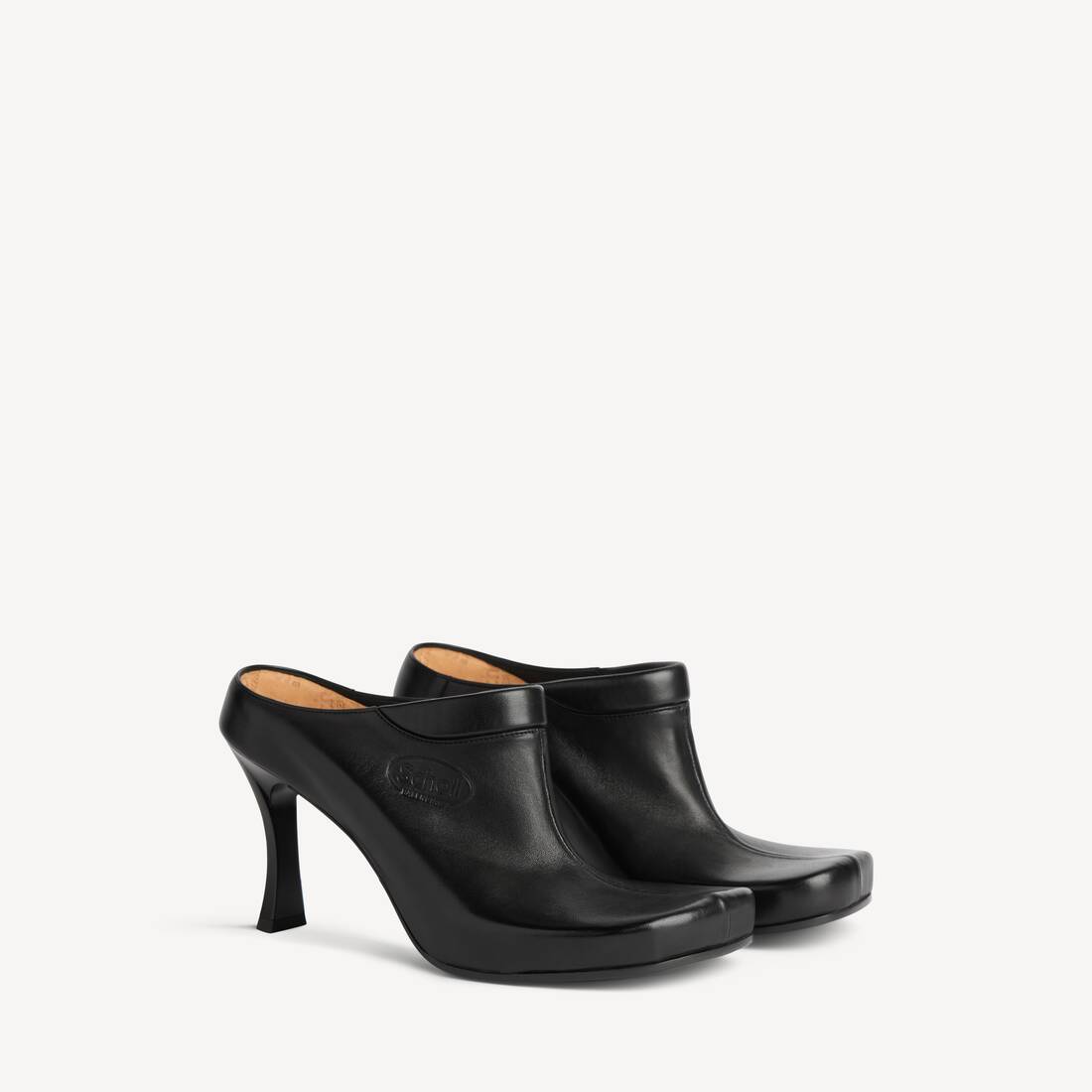 Mule Balenciaga I Scholl para Mujer en Negro