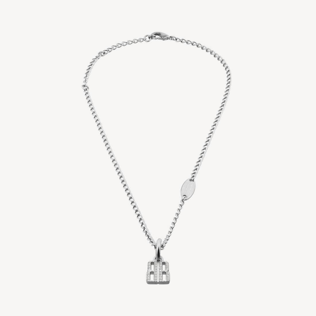 Collar delgado para mujer en plata