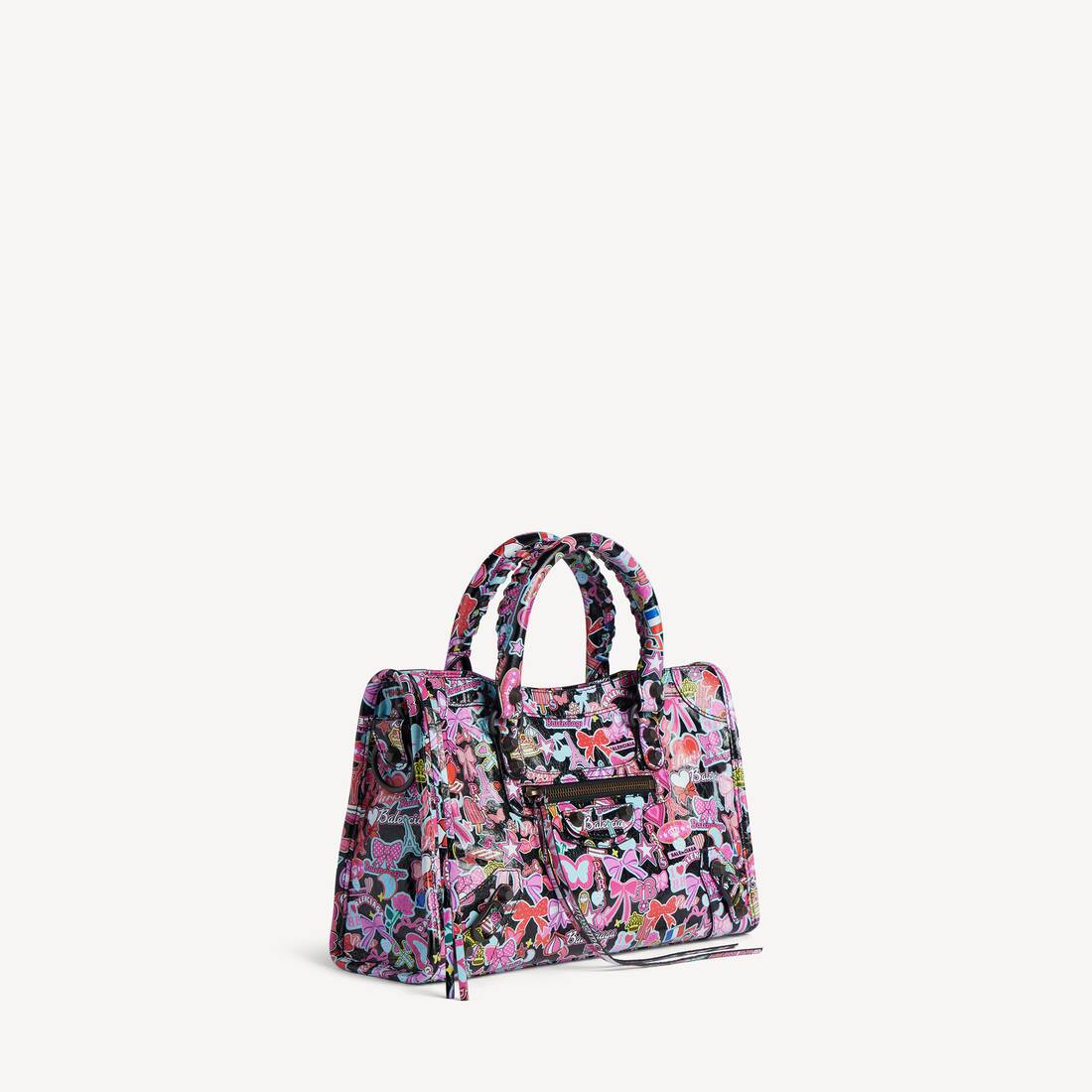Bolso Le City Pequeño para Mujer en Negro/Multicolor