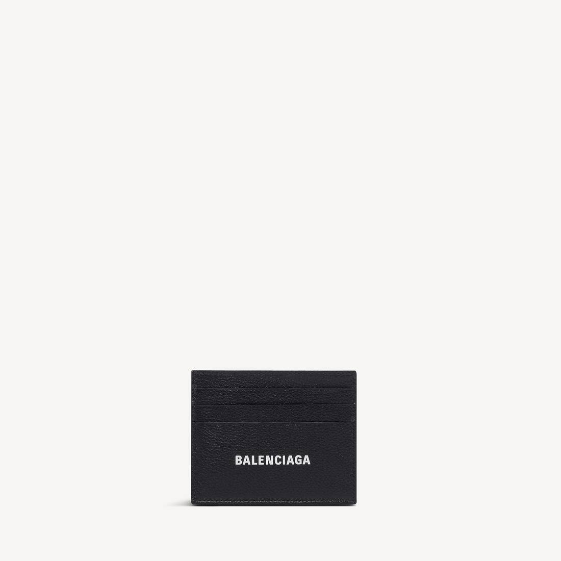 Porta tarjetas y efectivo para hombre con división en negro